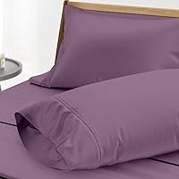 Vista 8 de THREAD SPREAD Fundas de almohada 100% de algodón egipcio - Fundas de almohada de alto conteo de hilos tamaño Queen/estándar, paquete de 2, suaves