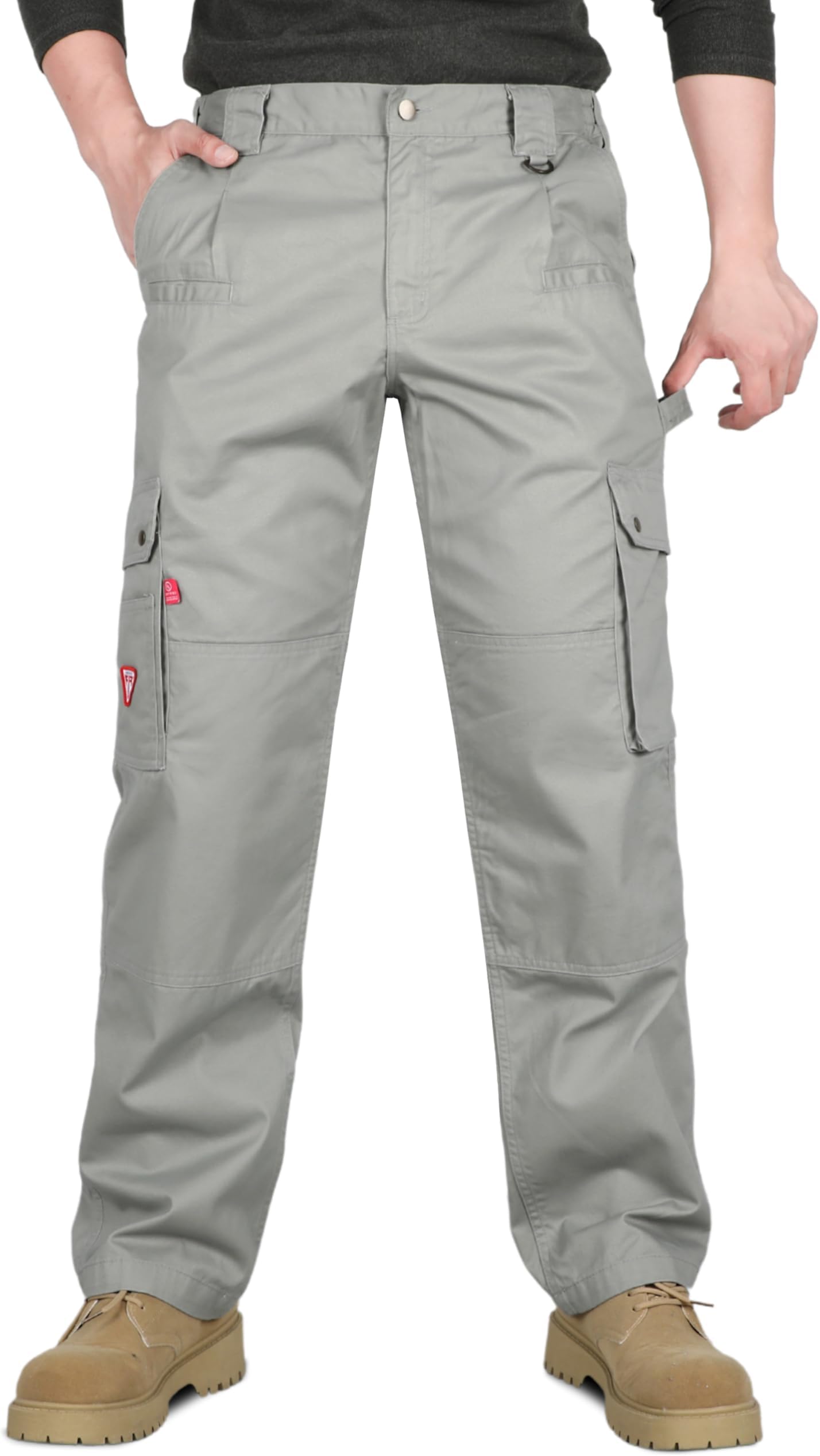 TICOMELA FR Pants for Men Flame Resistant Pants 7.5oz Lightweight (9 Pockets) Multi-Pocket Pants