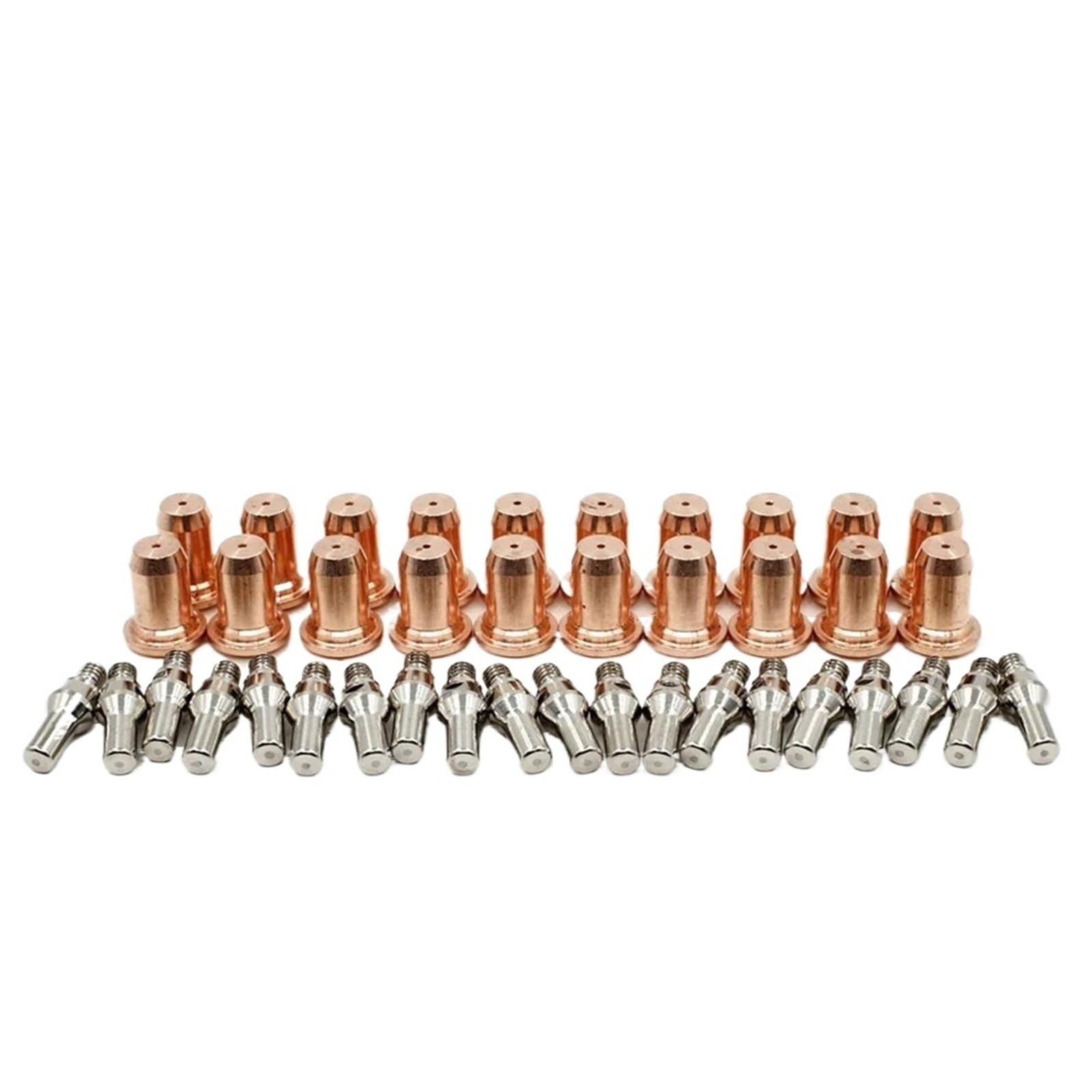 Kit consommables pour torche plasma avec 40 buses et électrodes de tailles mixtes pour découpe