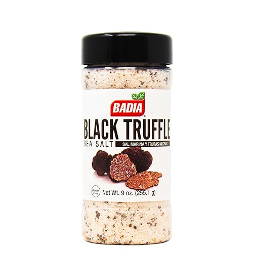 Sal marina de trufa negra, 9 onzas