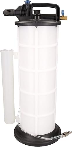 Miniatura 4 de Bomba de vacío de transferencia de líquido de succión de aceite manual y neumática de 9 litros