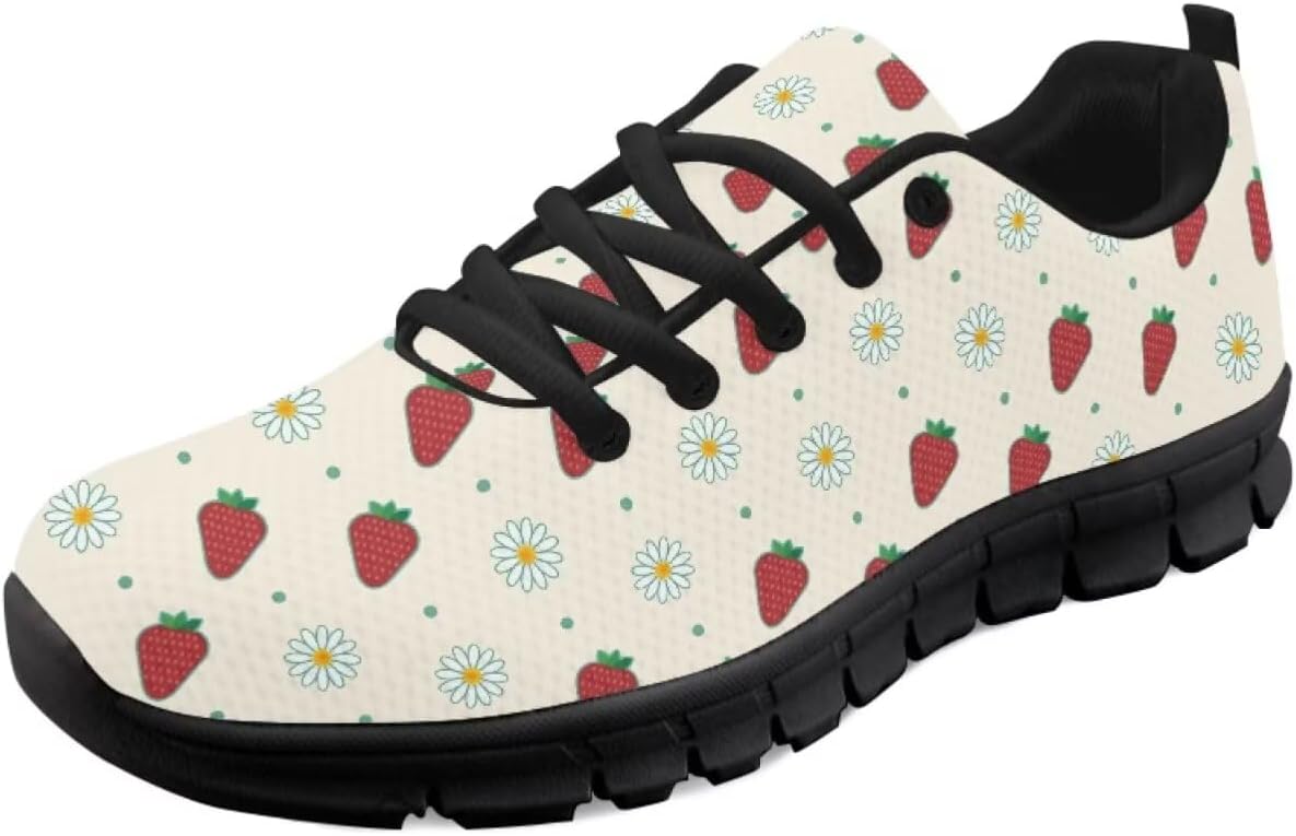SYtrade Womens Slip On Running Shoes Lace-up Athletic Tennis Sneaker