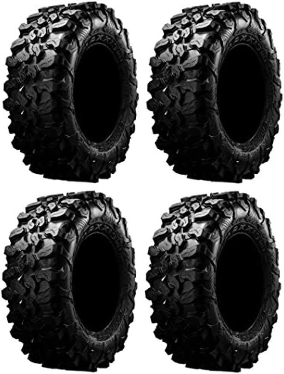 Full set of Maxxis Carnivore Radial (8ply) ATV Tires 31x10-15 (4)