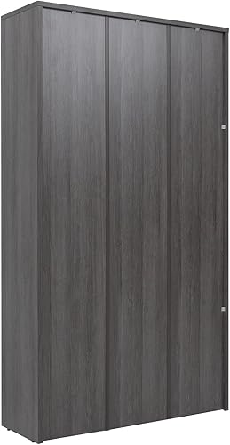 Miniatura 5 de STARY Estantería de madera de 5 estantes de color negro de carbono de 60 pulgadas de alto para dormitorio