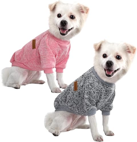 HuaLiSiJi Ropa Perro Chihuahua Sudadera Perro Pequeño, Sudadera Elástico Suave Cómodo y Cálido