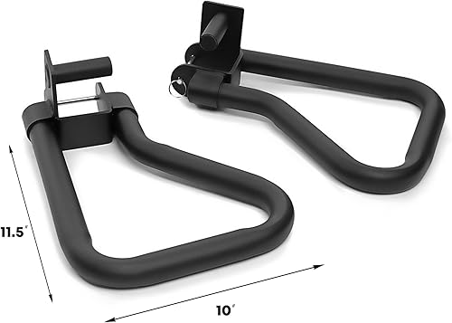 Miniatura 5 de AmStaff Fitness Dip Bar Attachment for Squat & Power Rack  Compatible for 2x2" - 2.5x2.5" - 3x3" Inches Tube with 1-Inch Hole Racks  (Pair)