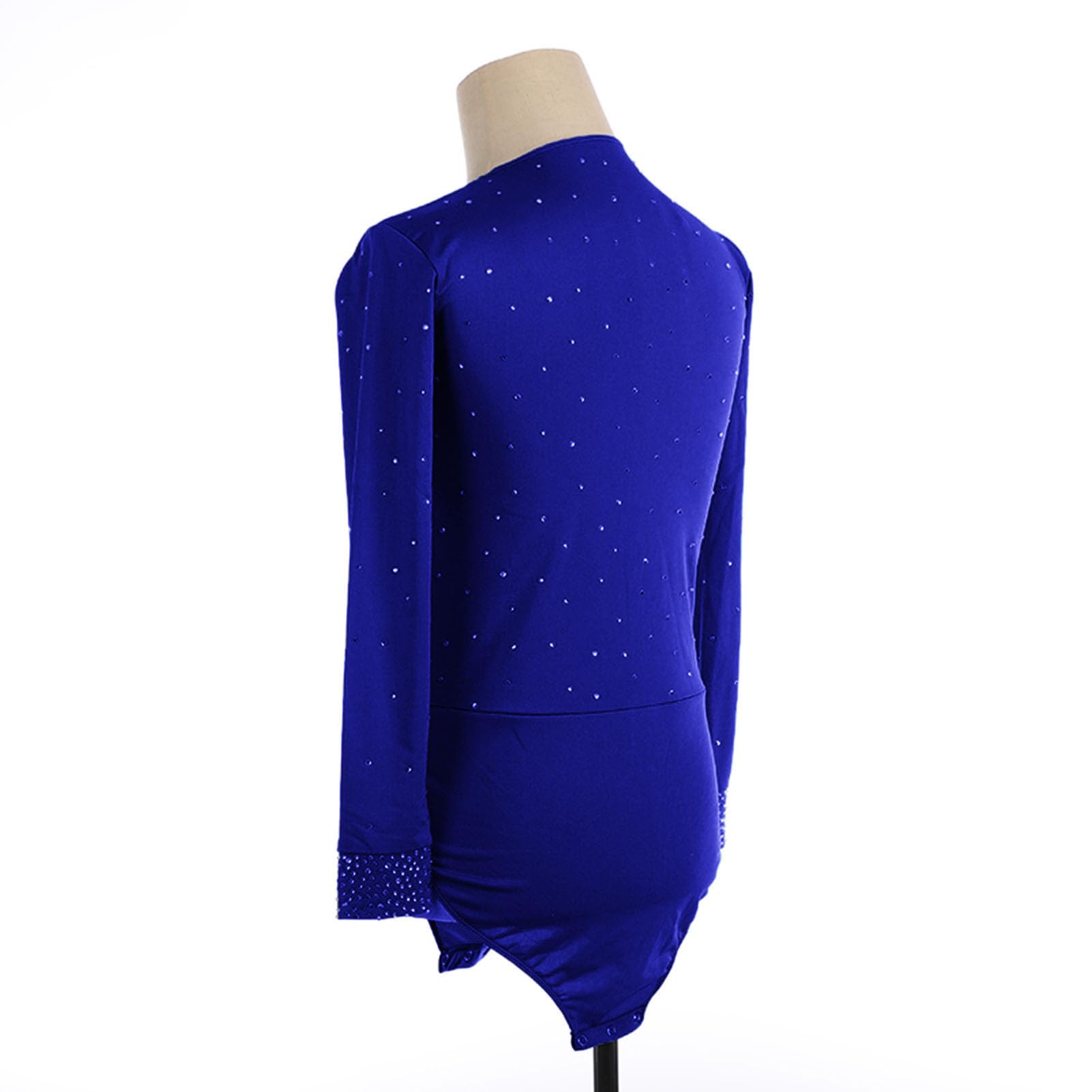 VêTements Patinage Artistique pour GarçOns Et Hommes, Chemise en Strass Brillant Costume CompéTition Performance, VêTements Patinage Artistique Justaucorps Gentleman éLéGant