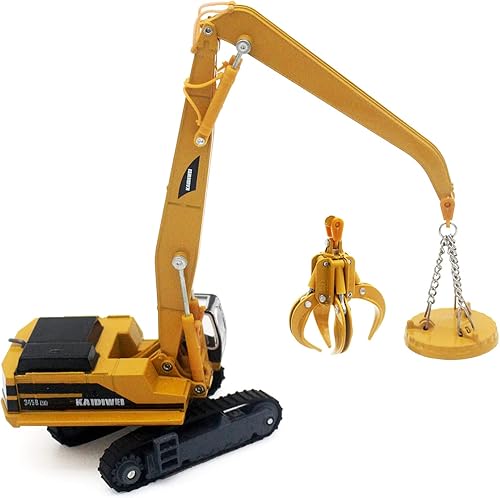 Miniatura 6 de Tipmant Modelo de automóvil fundido a presión de aleación para niños excavadora camión cable ingeniería grúa colección de regalo para niños escala