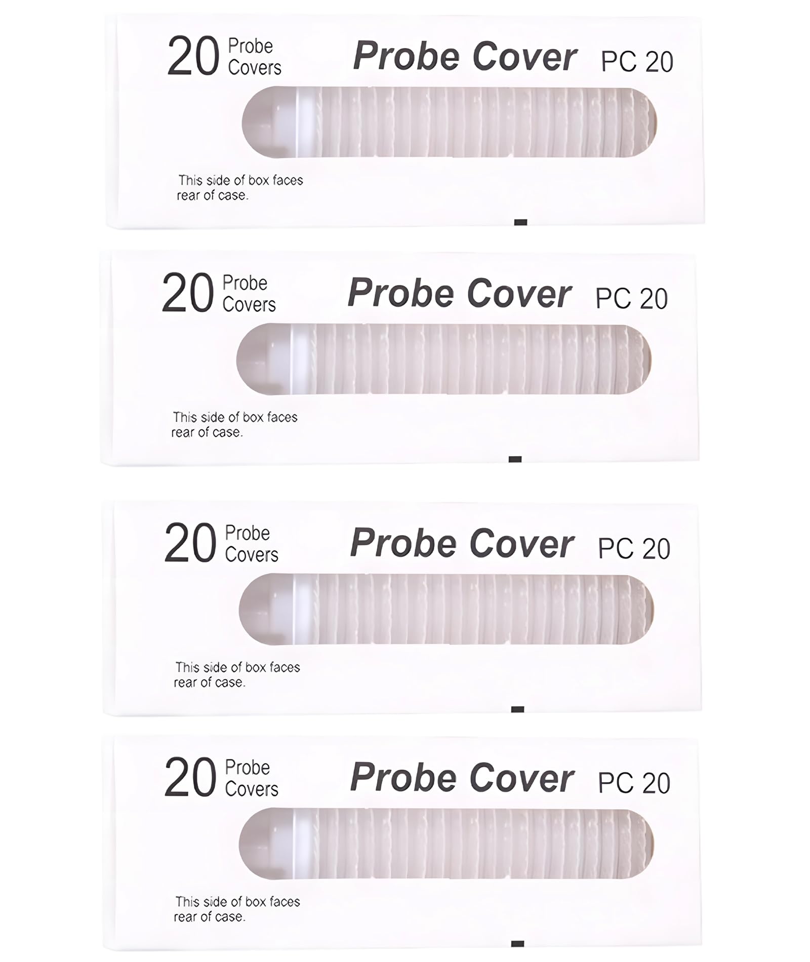 80 Pieces Ear Thermometer Covers, Disposable Probe Covers for Digital Ear Thermometers，Hygienic Protection