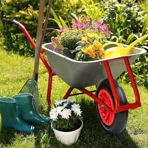 Crystals 14"/35cm Wheelbarrow Wheel Tyre 3.50-4.00/8 – Heavy Duty PU Rubber Puncture Proof Replacement Wheel for Trolley, Garden Cart, Go Kart, Barrow, Trailer, Truck – Red 7 Crystals 14"/35cm Wheelbarrow Wheel Tyre 3.50-4.00/8 – Heavy Duty PU Rubber Puncture Proof Replacement Wheel for Trolley, Garden Cart, Go Kart, Barrow, Trailer, Truck – Red - Image 7