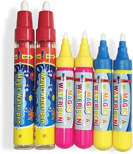 Miniatura 2 de Pluma de agua de repuesto mágico/pluma de dibujoAñadir pluma de agua (6PCS) para estera de garabato de