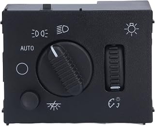 Aramox Headlamp Dimmer Switch Fit for GMC Sierra 3500 1500 2500 Yuko, Headlight Switch Headlamp Dimmer Switch 15194803 Replacement