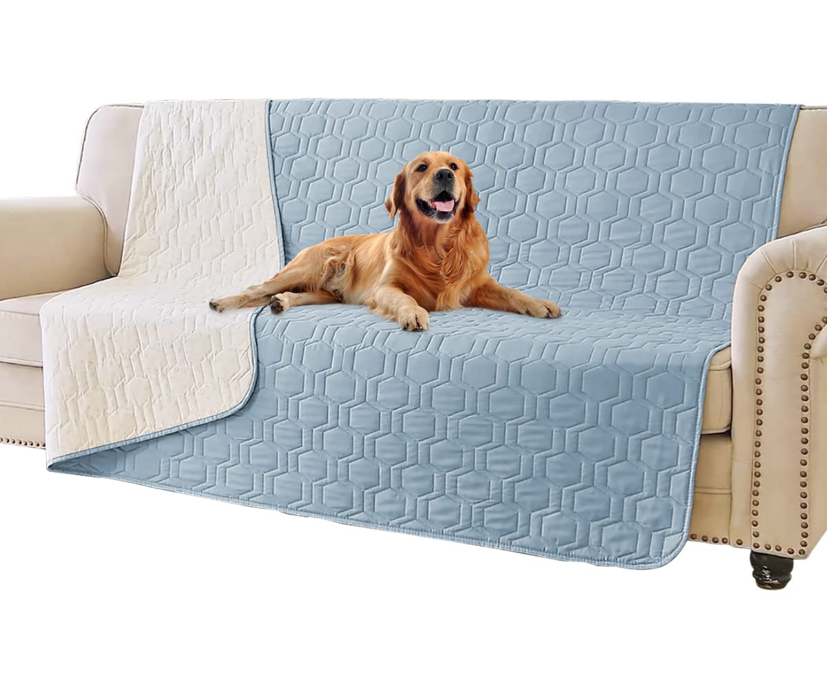 Tcksstex Waterproof and Anti-Slip Dog Bed Cover and Pet Blanket Sofa Pet Bed Mat ，car Incontinence Mattress Protectors Furniture Couch Cover for Most