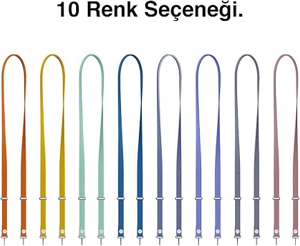 CONSTRAIN - iPhone 17 Pro Max ile uyumlu Tüm Serilerle Çapraz Ayarlanabilir Yüksek Kaliteli Şık Crossbody Strap Telefon Askısı - Yeşil