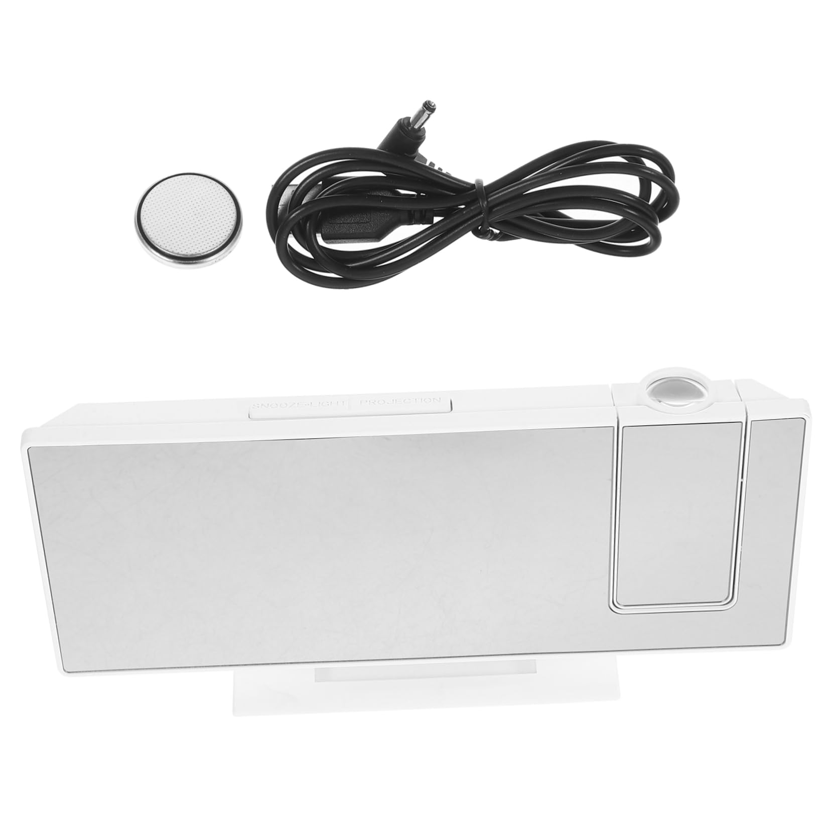 Reloj de proyección LED PRETYZOOM con pantalla grande y despertador digital multifunción para casa