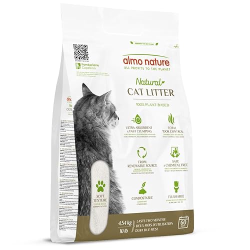 almo nature Cat Litter – Soft Texture | 100% Natural,