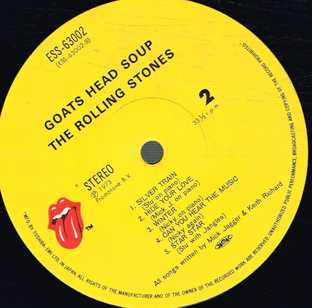 LP Rolling Stones 山羊の頭のスープ Goats Head Soup P8374SPROMO ROLLING STONES プロモ /00400 Goats Head Soup Vinyl Records & LPs | Rolling Stones Store