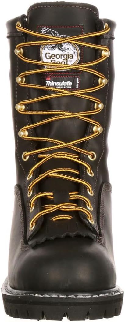 Georgia Boot Men's Low Heel Logger GORE-TEX Waterproof Insulated Work Boots