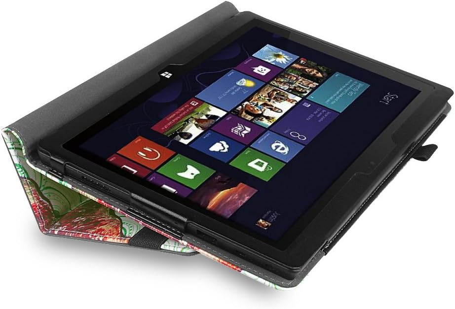 Fintie Folio Case for Microsoft Surface RT/Surface 2 10.6 inch Tablet Slim Fit with Stylus Holder (Does Not Fit Windows 8 Pro Version) - Love Tree