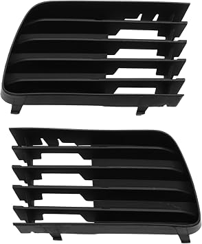 Fog Light Grill for Toyota Prius 2004-2009 Front Lower Bumper Fog Light Cover Inserts No.5311347030/5311247030 Black ABS 1 Pc