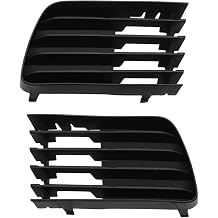 Fog Light Grill for Toyota Prius 2004-2009 Front Lower Bumper Fog Light Cover Inserts No.5311347030/5311247030 Black ABS 1 Pc