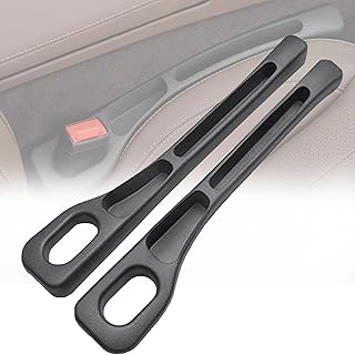 2 Pièces Remplisseur Universel pour Espace entre Sièges Auto,Accessoire Voiture,Remplisseur de Fente pour Siège,Organisateur Universel,Rangement pour Sièges Auto pour voitures,SUV et camions (Noir)