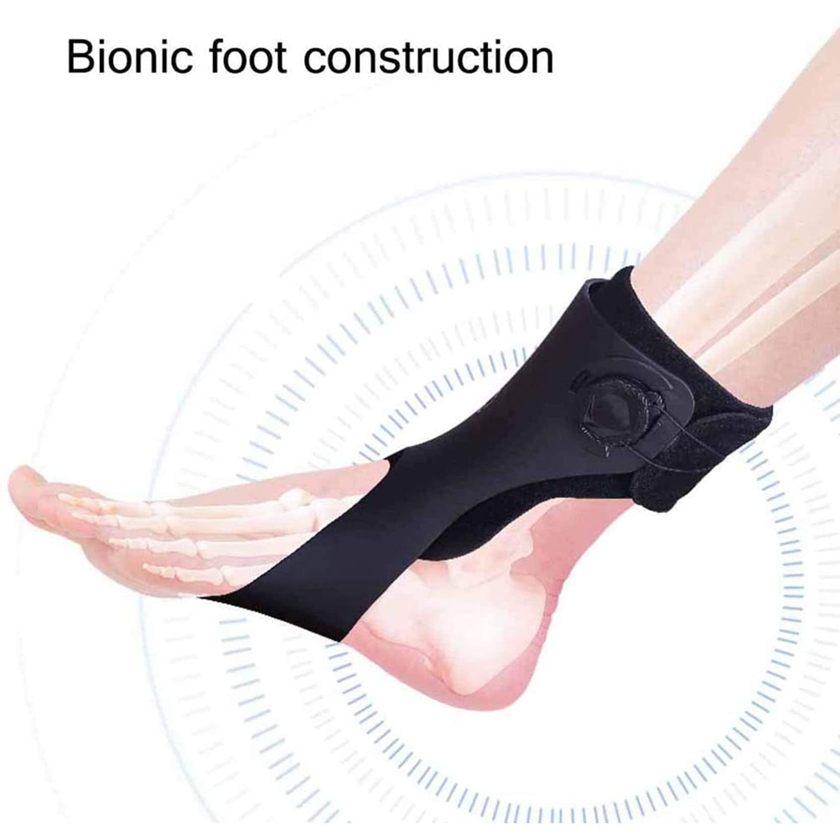 Tobillera ortopédica ajustable para hemiplejia fascitis plantar, para tendinitis de Aquiles con soporte para fascitis plantar, zapatos para caminar para caída del pie
