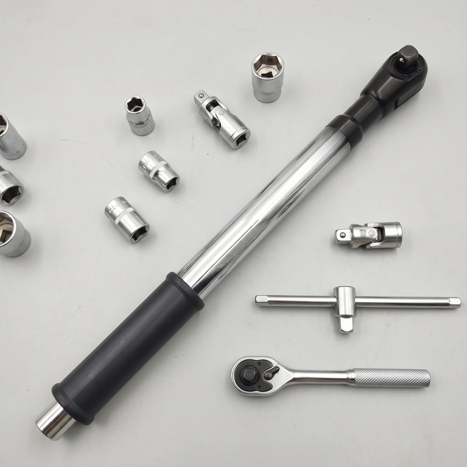 Chiave con Attacco da 1/2 in Al Cromo Van Chiave a c Antiscivolo Utensile per Garage