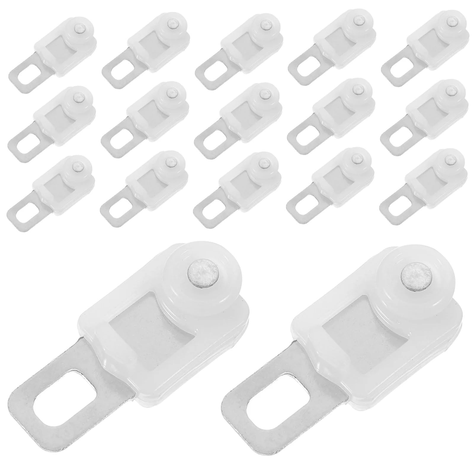 Deslizadores de techo de metal para cortinas y accesorios de acero inoxidable para ventanas