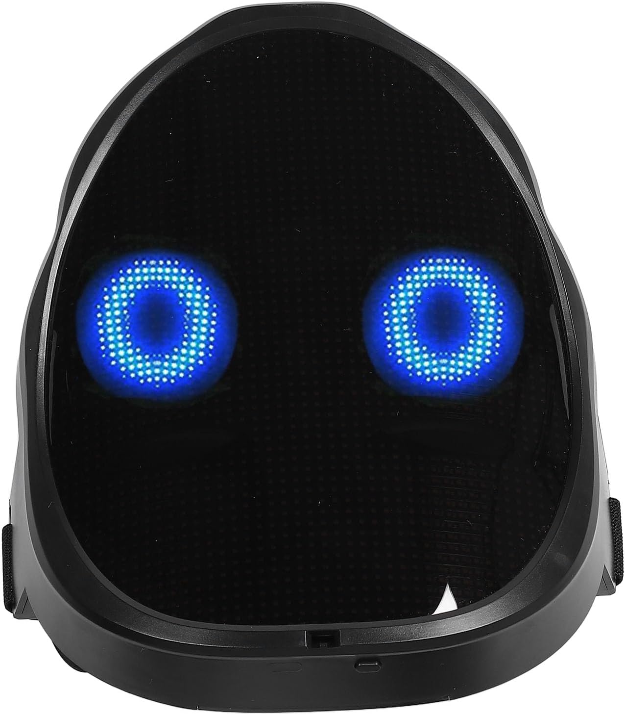 LED Glowing Face Cover 46x58 LED Lighted Face Cover BT Mobile APP Programmable Gesture Sensing Luminous Facial Cover for Cosplay Festival Party