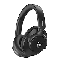 Tronsmart Q20S – Cuffie ibride con cancellazione attiva del rumore, cuffie over-ear wireless con microfono, audio ad alta risoluzione, 60 ore di riproduzione, bassi profondi EQ personalizzato tramite