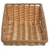 HUBERT Tapered Beige Produce Basket - 11 1/2'L x 20'D x 1 1/2' to 6'D