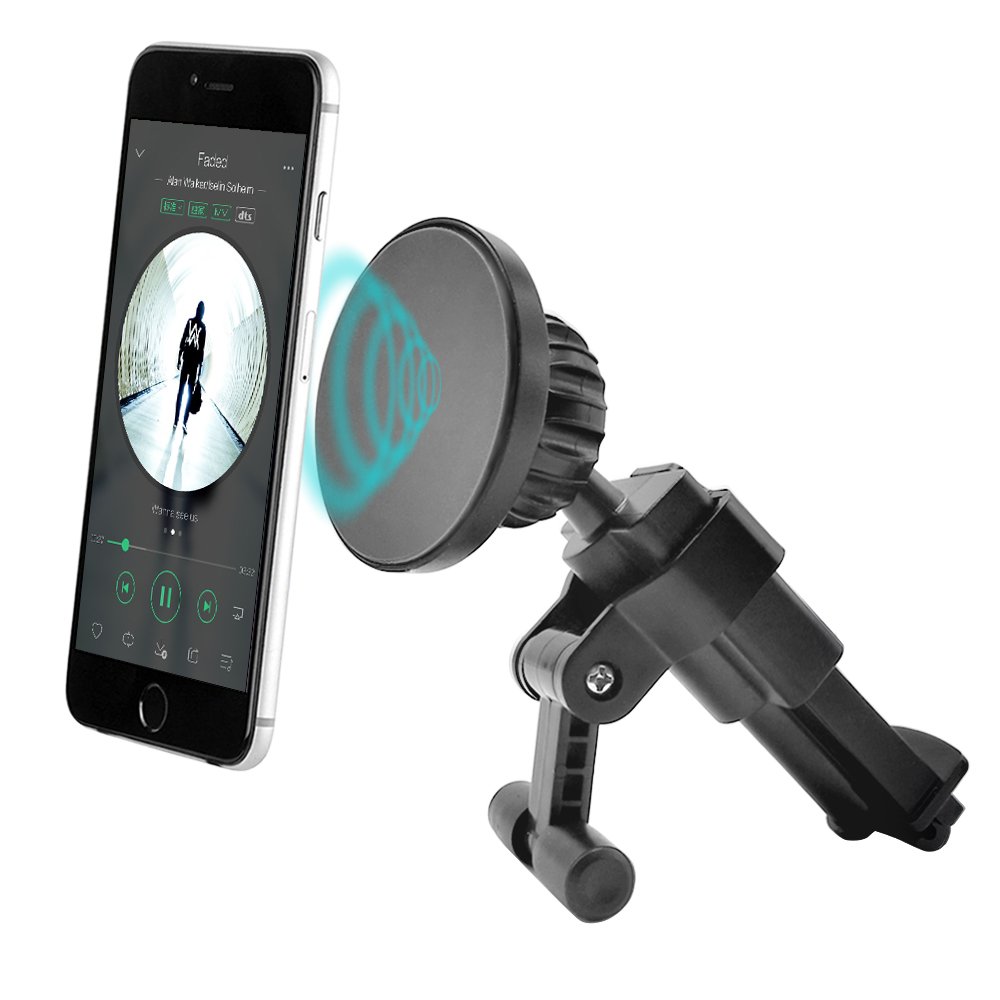 Car Phone Mount - Magnetic Air Vent Handsfree Phone Holder - Compatible Smartphone(iPhone, Android Cell Phone Car Mount,GPS) | Quick Installation Car Mount & Shockproof Technology