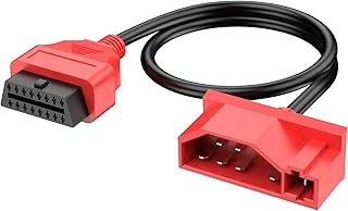 Autel 7 Pin OBD1 to OBD2 Adapter Cable for Ford, 7Pin OBD1 to 16 Pin OBD2 Diagnostic Cable, Fit for Ford Vehicles with 7Pin Port, Work with Scan Tool and Code Reader