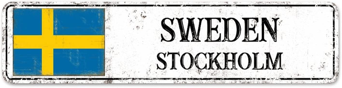 Zambia Street Signs Zambia Flag Signs Zambia Capital Country City Souvenir Aluminum Metal Sign Rustic Vintage Home Decoration Indoor & Outdoor Decor Gift for Foreign Friend, Neighbor 6x24in