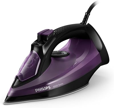Philips 5000 Ferro da Stiro a Vapore, 2400 W, Colpo Vapore 180g