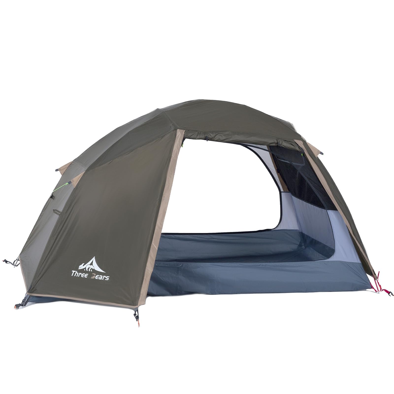 ThreeBears Tente de Camping pour 2 Personnes, imperméable et Coupe-Vent, légère, idéale pour la randonnée, Le Camping, l'alpinisme et Les Voyages - Durable et Facile à Installer
