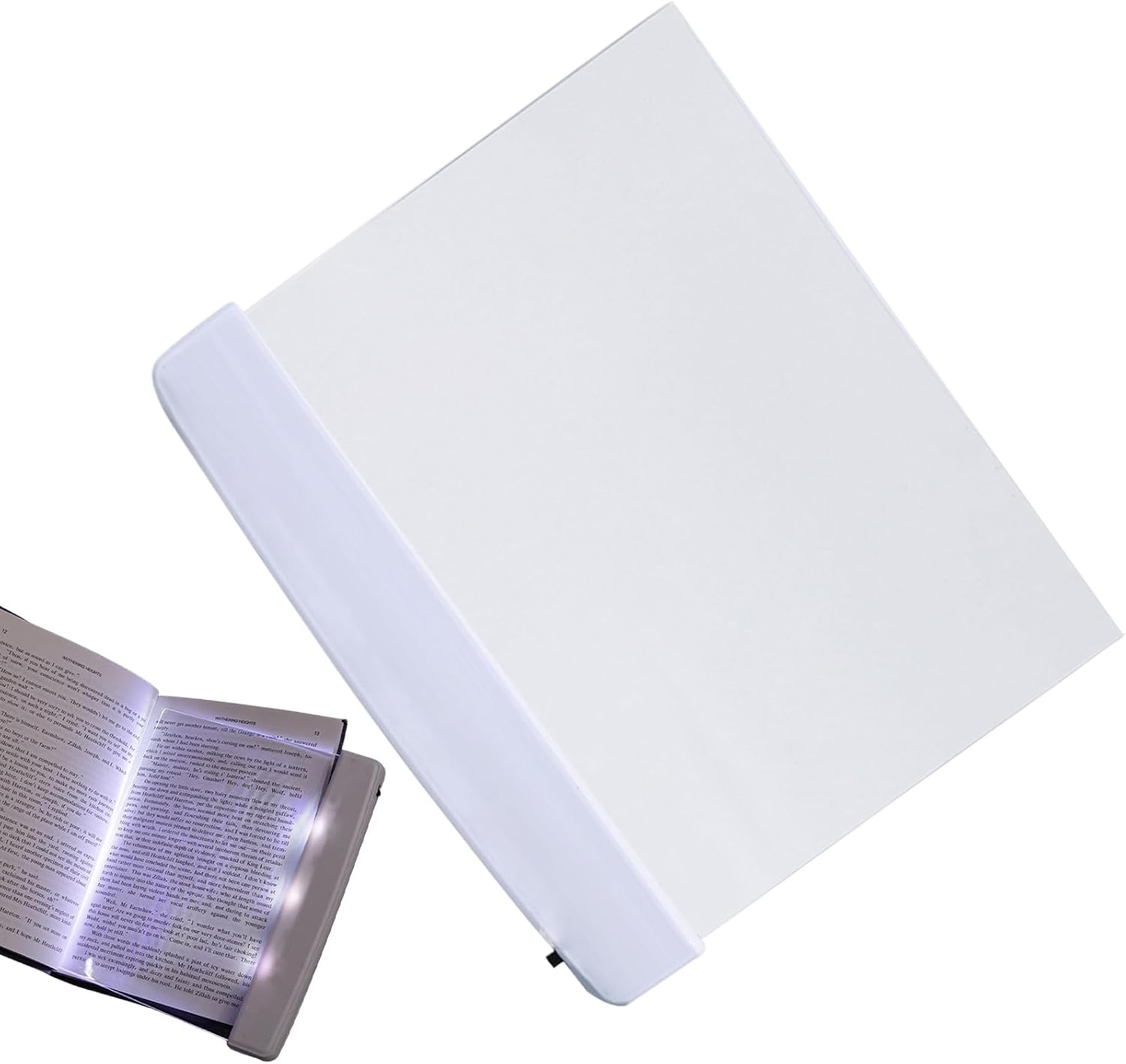 Générique Flat LED Book Page Lights for Reading at Night, Book Reading Night Lights for Books in Bed, Reading Lamp Accessories for Women Readers, Book Lovers