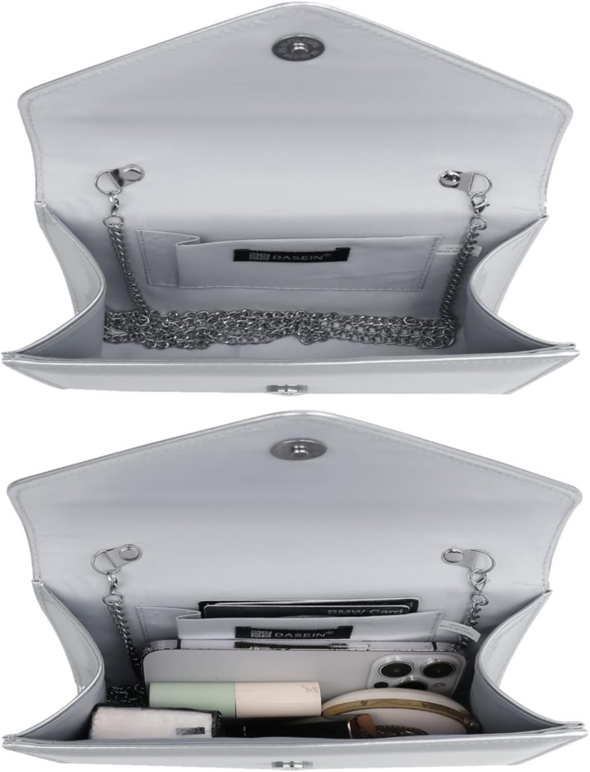 Dasein Women Glitter Evening Bags Formal Clutches Wedding Purses Party Dressy Clutch Purse Cocktail Prom Handbags - Image 5