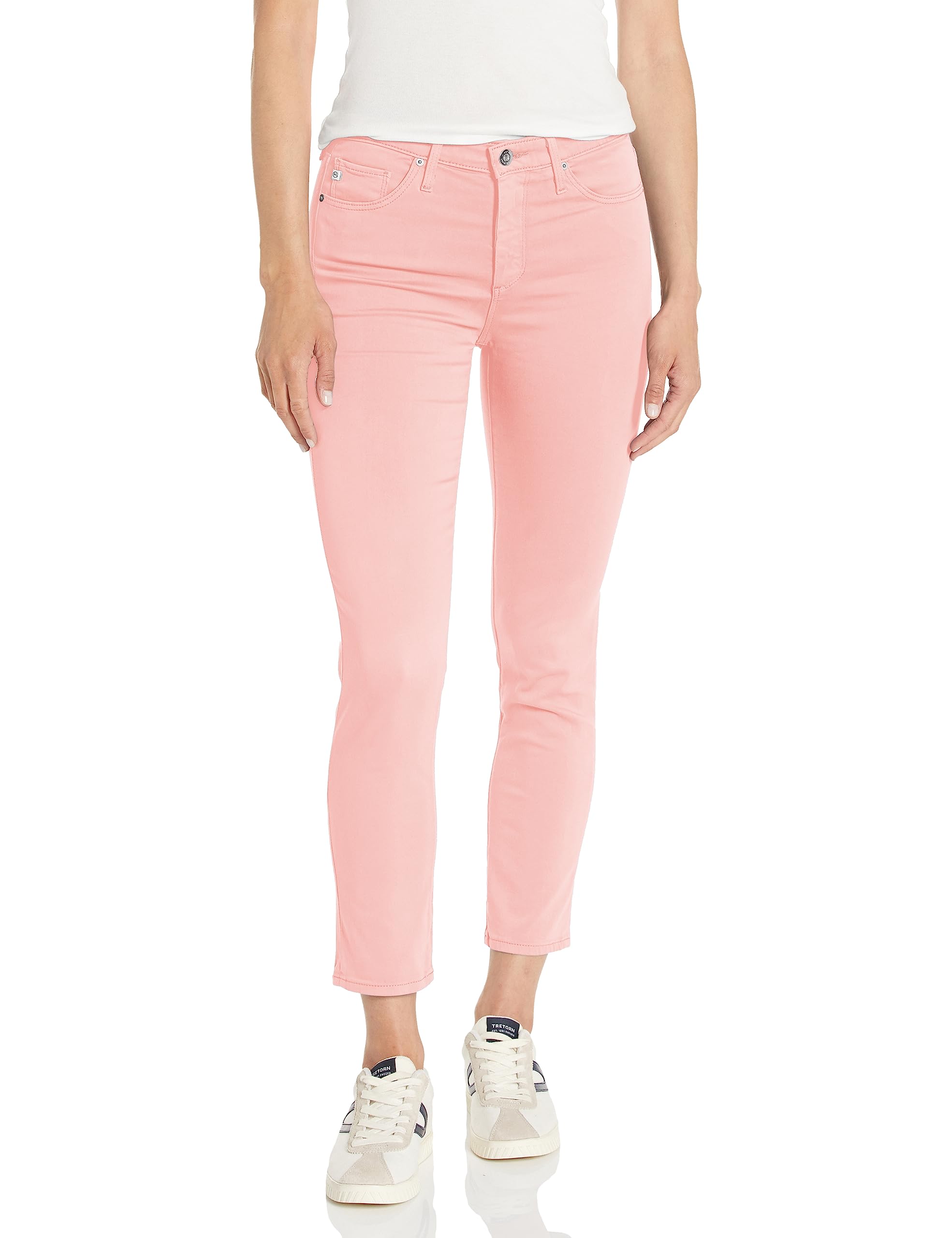 AG Adriano Goldschmied Women's Prima Mid Rise Cigarette Crop Pant