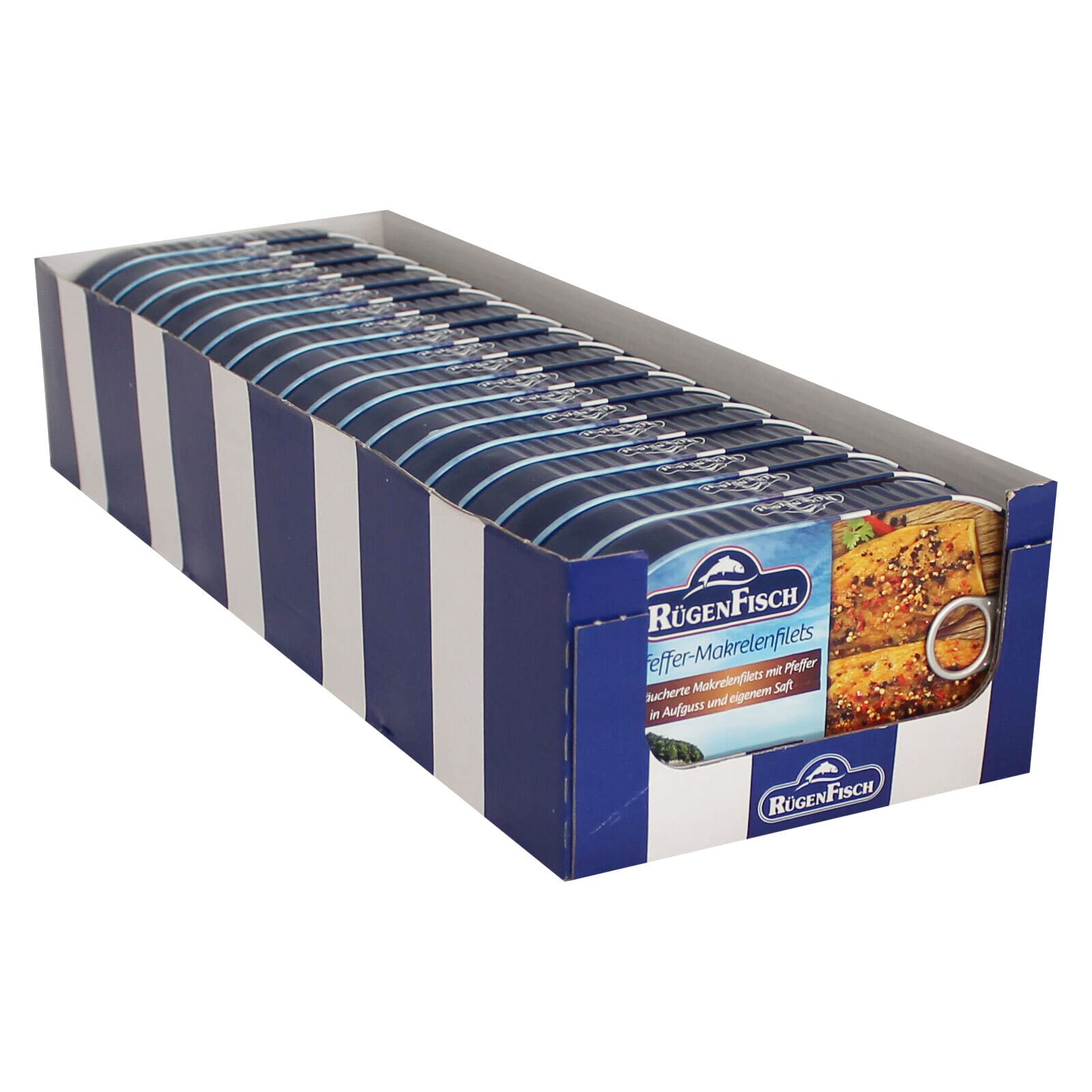 19er Pack Rügen Fisch Pfeffermakrelenfilets 19 x 200 g Makrelenfilet