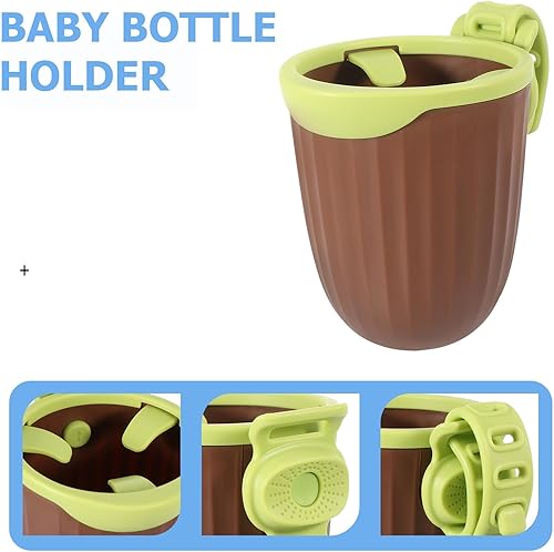 Miniatura 3 de SUPVOX Adjustable Stroller Bottle Holder Cup Rack for Wheelchairs Bikes Scooters Grip Storage Organizer for Cups and Water Bottles