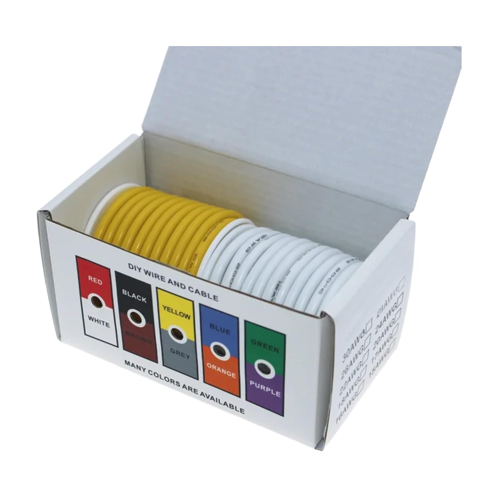 Przewody skrzynkowe-18AWG-28AWG 30AWG (Phellodendron; 30 AWG 200 metrów)