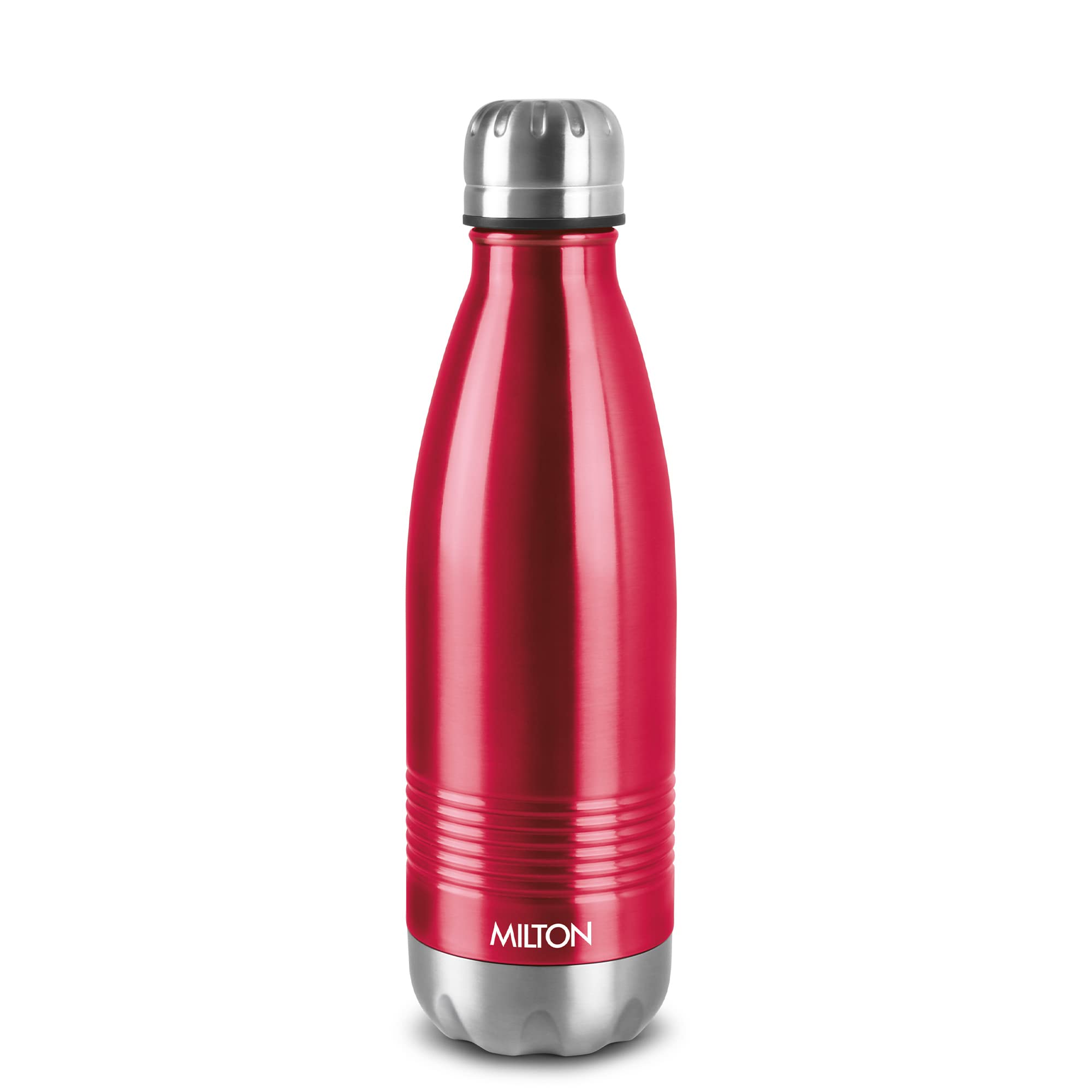 Milton Duo DLX 500 Thermosteel Water Bottle 500 ml, 24 Hr Hot and Cold I Leak Proof Lid, ISI Certified I Vacuum Insulated I for Office, Gym, School I Silver — Amazon image 10