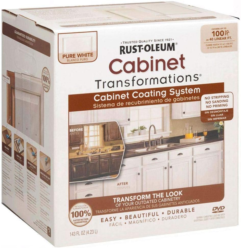Rust-Oleum 263232 Cabinet Transformations, Small Kit, Pure White