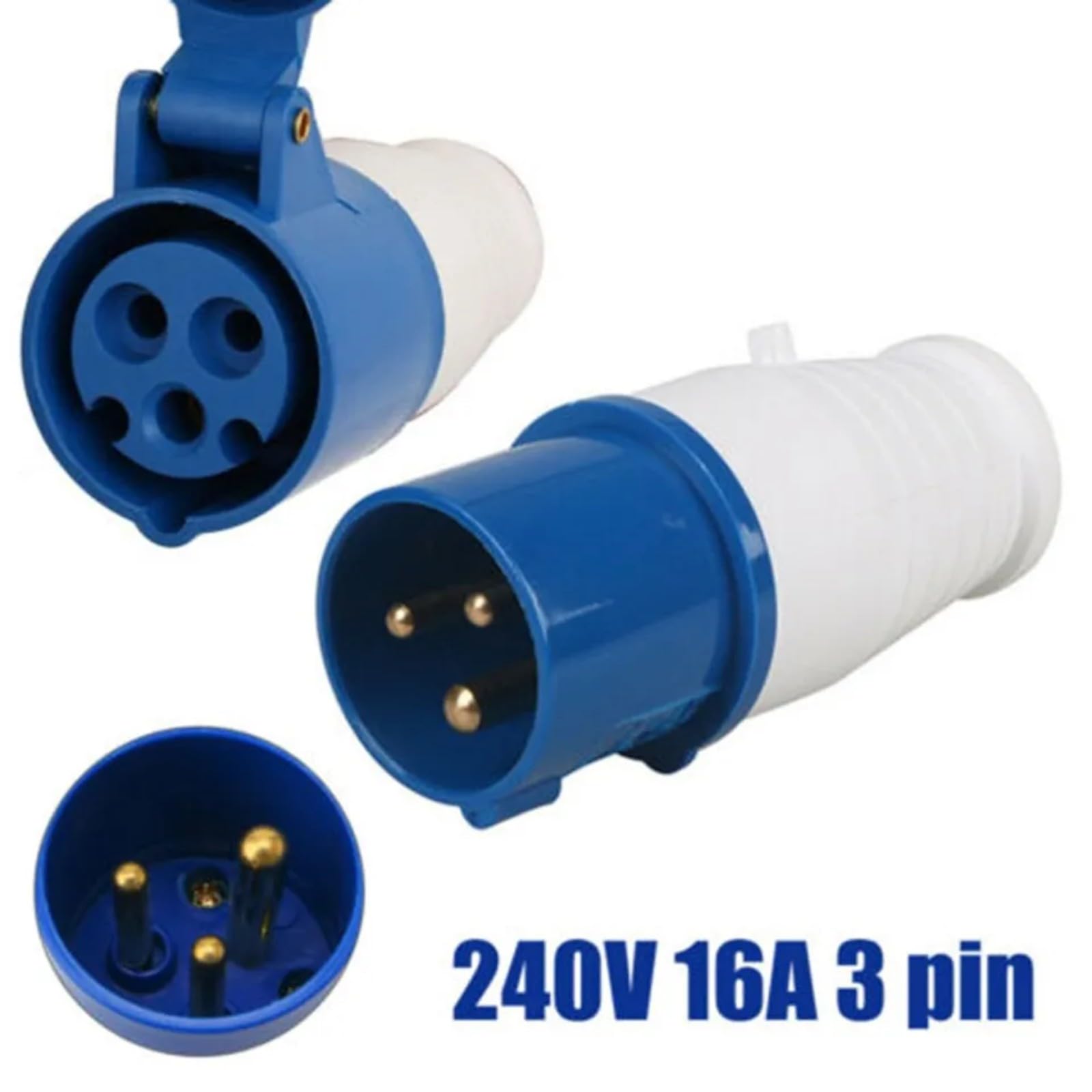 240V 16A 3 pin Industrial plug prese maschio e femmina IP44 2P+E(16A socket)