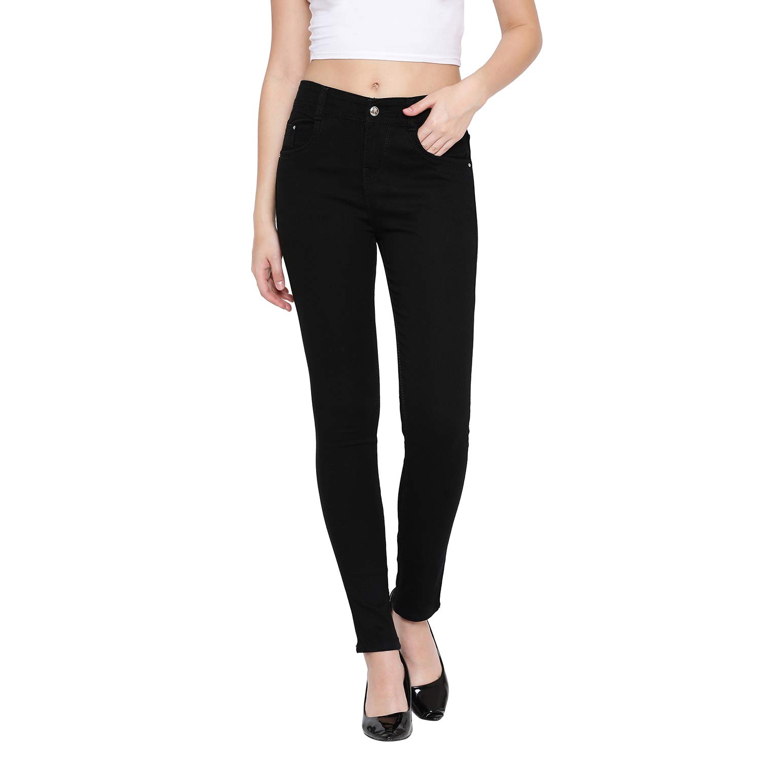 ben martin Women's High Rise Skinny Fit Jeans-picture-50
