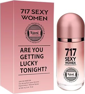 Hybrid & Company 717 Sexy Women Fragrance for Women Eau De Parfum Natural Spray Sweet Scent, 3.4 Fl Oz