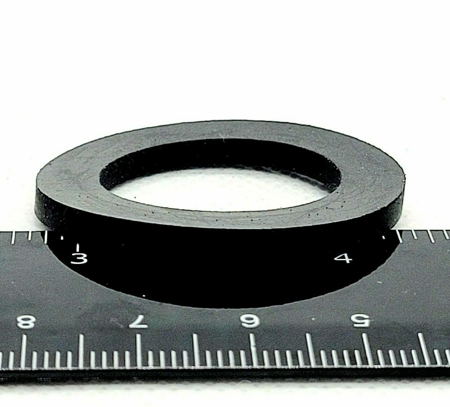1" ID Rubber Flat Washers 1 1/2" OD x 1/8" Thick EPDM Gasket Spacers for Plumbing, HVAC, Electric Motors, Compressors, Vibration Damper Seal (48)