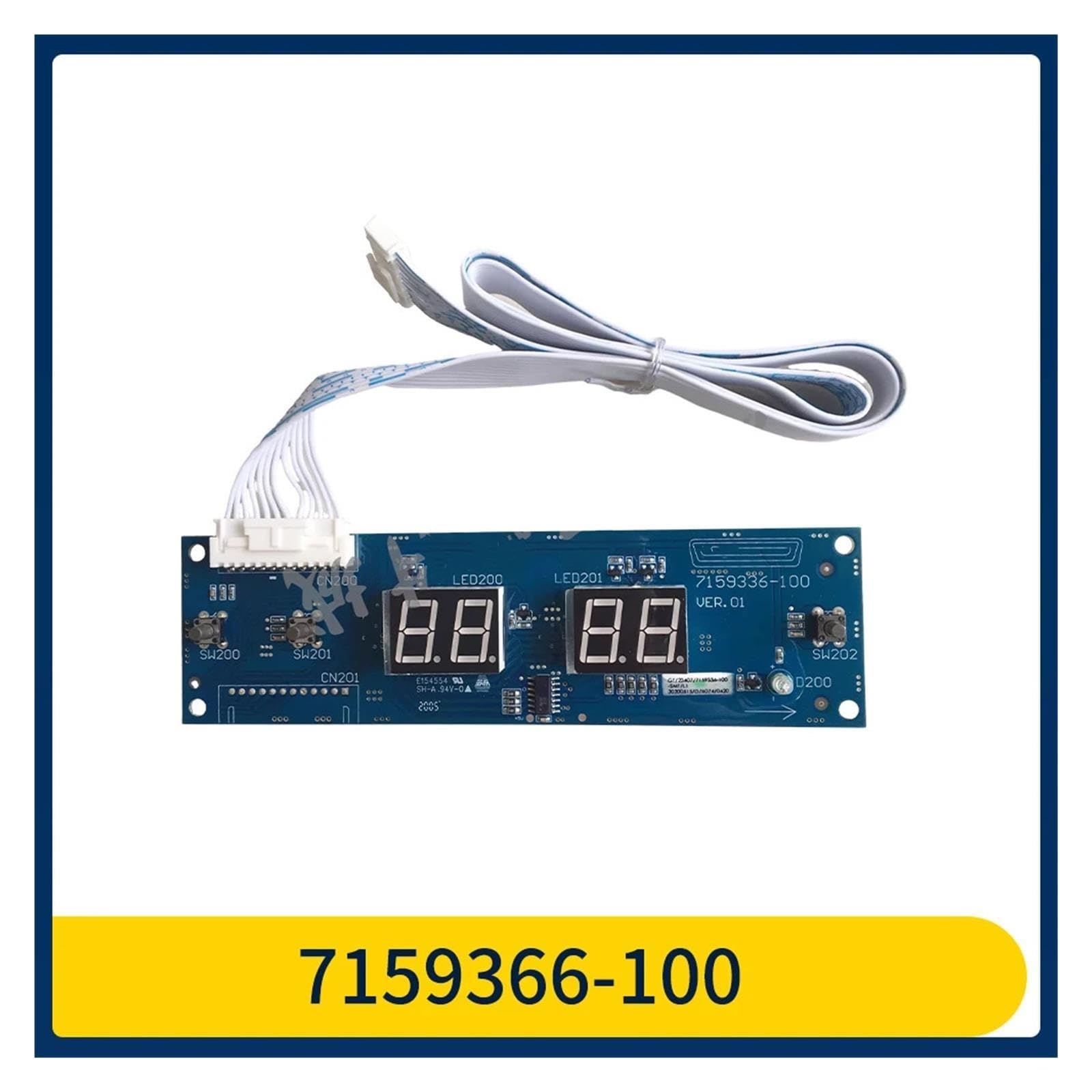 7159336-100 Dishwasher Operation Panel,Compatible For Hobart,E60 | E50, Display Panel, 7159366 100, Replacement Accessories